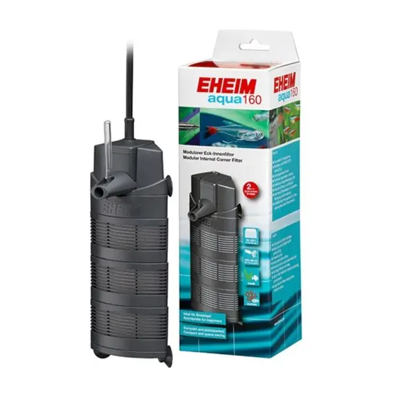 Bestseller EHEIM aqua 160 – filtr narożny 30–200 l z dyfuzorem i modułami